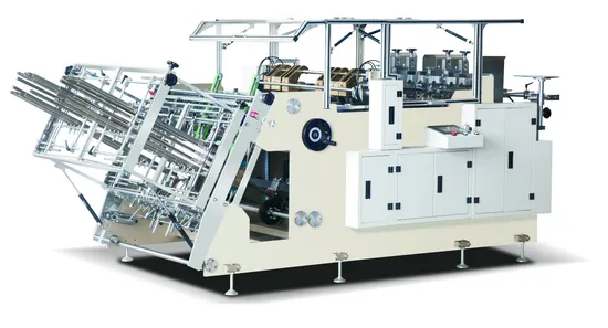 High Speed Automatic Paper Burger Box Forming Machine