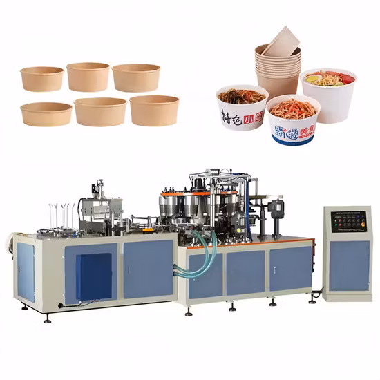High Speed Automatic Paper Burger Box Forming Machine